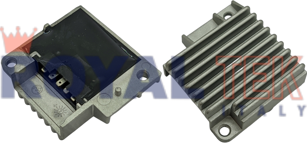 MODULO IGNICION ROYALTEK FIAT 147 / DUNA / FIORINO / SPAZIO / TEMPRA / TIPO / UNO / VIVACE / RENAULT 9 / 11 / 12 / 18 / 19 / 21 / FUEGO GTA / TRAFIC / PEUGEOT 504 / 505 - TIPO MARELLI ALETEADO --- OEM BKL4A DAB800 M8776